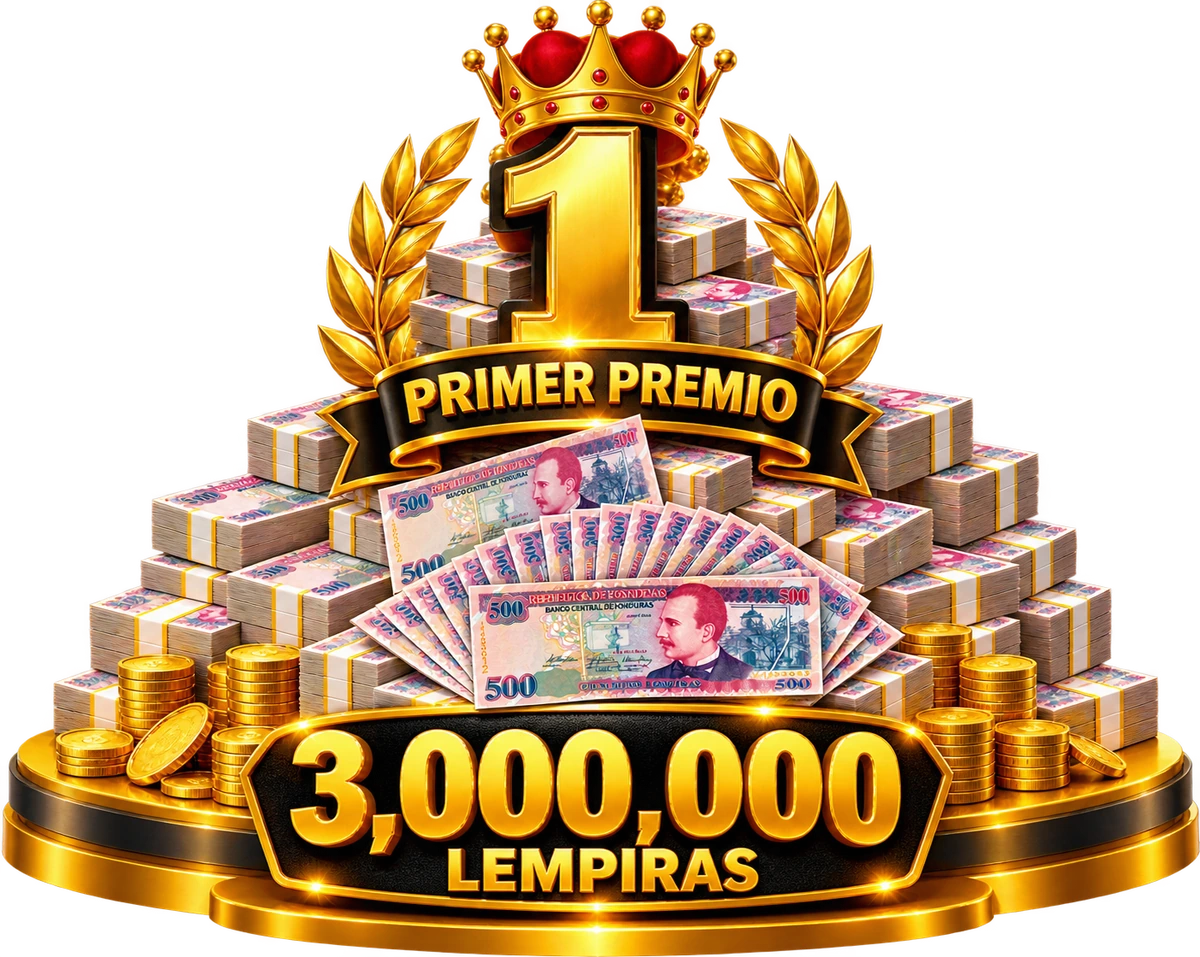 Primer premio: L 3,000,000.00